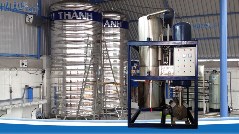 máy làm đá cây máy làm đá ống hải âu