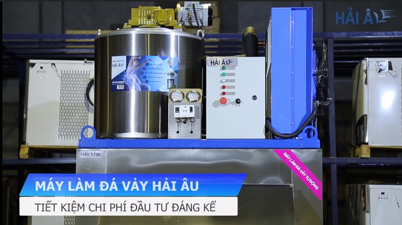 máy làm đá cây máy làm đá vảy hải âu