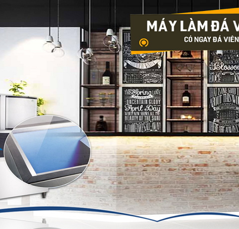 máy làm đá gia đình sạch tinh khiết