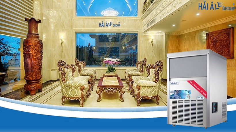 máy làm đá mini hải âu ha30